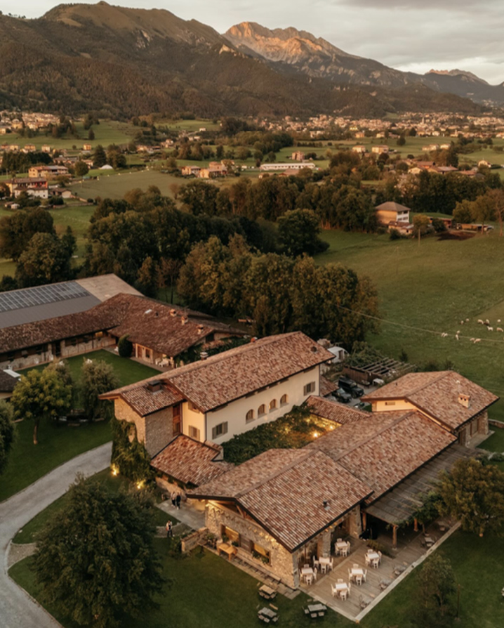 Vista dall'alto Agriturismo Larice