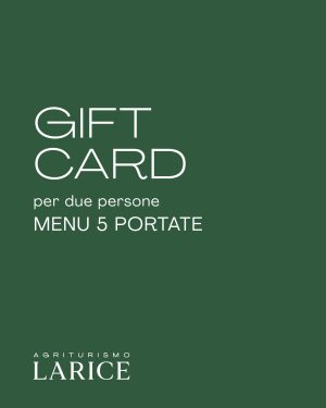 Gift card cinque portate