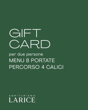 Gift card otto portate + percorso 4 calici